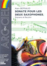 サックス2重奏楽譜　ソナタ（Sonate）　作曲／ベルノー（Bernaud,A.）【2024年10月価格改定】