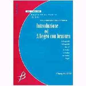 画像: 金管・打楽器７重奏楽譜　序奏とアレグロ・コン・ブラヴーラ 　作曲／高　昌帥