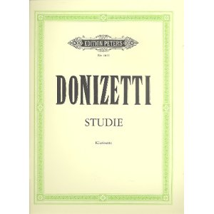 画像: クラリネット教材　練習曲（原典版）（Study）　作曲/ドニゼッティ，Ｇ．（Donizetti,G.)