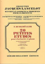 画像: クラリネット教材　２０の小練習曲：I　（20Petites　Etudes：I）作曲/ブルグミュラー,F.　（Burgmuller,F.)編曲/Lancelot