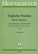 画像: クラリネット教材　日課練習　作品63（Taglische　Studien　Op.63)　作曲/ベールマン,C.（Baermann,C.)