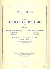 画像: クラリネット教材　１２のリズムの練習曲（12Etudes　de　Rythme)　作曲/ビッチ,M.（Bitsch)　編曲/delecluse