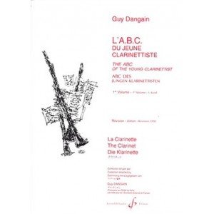 画像: クラリネット教材　若いクラリネット奏者のＡＢＣ：I（L'ABC　du　Jeune　Clarinettiste：I）　作曲/ダンガン,Ｇ．（Dangain,G.)