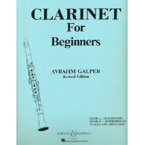 画像: クラリネット教材　初心者のためのクラリネット：I（Clarinet　for　Beginners:I）　作曲/ガルバー，Ａ．（Galper,A.)