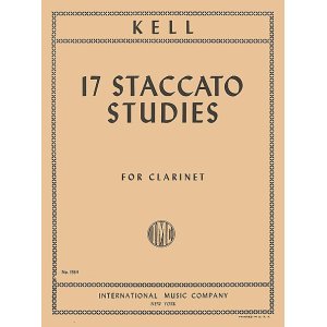 画像: クラリネット教材　１７のスターカット練習曲（17Staccato　Studies）　作曲/ケル（Kell,R.)