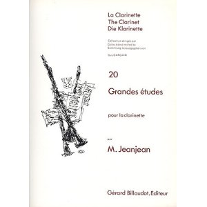 画像: クラリネット教材　２０の大練習曲（20Grandes　Etudeｓ）　作曲/ジャンジャン，Ｐ．