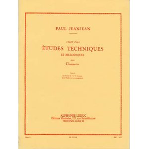 画像: クラリネット教材　２５の旋律的技巧練習曲：II（25Etudes　Techniques　for　et　Melodiques：II）　作曲/ジャンジャン.P（Jeanjean,P.)