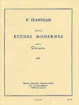 画像: クラリネット教材　16の現代練習曲（16　Etudes　Modernes）　作曲/ジャンジャン，Ｐ．（Jeanjean,P.)