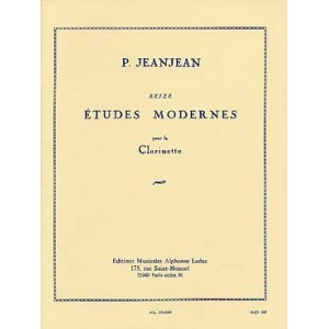 画像: クラリネット教材　16の現代練習曲（16　Etudes　Modernes）　作曲/ジャンジャン，Ｐ．（Jeanjean,P.)