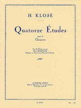 画像: クラリネット教材　１４の練習曲（14Etude）　作曲/クローゼ，Ｈ．（Klose,H.)作曲/Delecluse