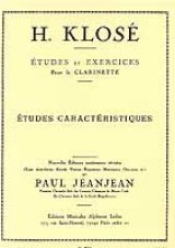 画像: クラリネット教材　特徴的練習曲（２０の練習曲）（Etudes　Caracteristiques）　作曲/クローゼ，Ｈ．（Klose,H.)