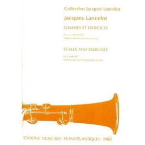 画像: クラリネット教本　音階と練習曲（Gammes　et　Exercises）　作曲/ランスロ，Ｊ．（Lancelot,J.)