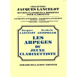 画像: クラリネット教本　若いクラリネット奏者の分散和音（Les　Arpeges　du　Jeune　Clarinettiste）　作曲/ランスロ，Ｊ．（Lancelot,J.)