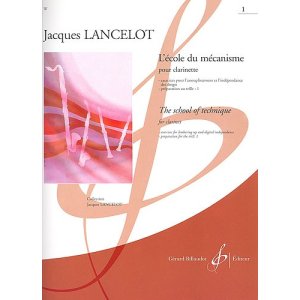 画像: クラリネット教本　メカニズムの練習：I（L'Ecolo　du　Mecanisme：I）　作曲/ランスロ，Ｊ．（Lancelot,J.)