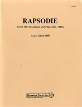 画像: アルトサックス＆ピアノ楽譜 　狂詩曲（Rapsodie）　作曲／クレストン（Creston,P.)