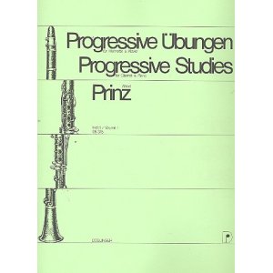 画像: クラリネット教材　漸進的な練習曲：I（Progressive　Ubungen：I）　作曲/プリンツ（Prinz,A.)