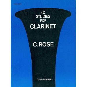 画像: クラリネット教材　４０の練習曲：I（40Studies：I）　作曲/ローズ，Ｃ．（Rose,C.)