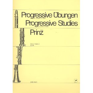 画像: クラリネット教材　漸進的な練習曲：II（Progressive　Ubungen：II）　作曲/プリンツ（Prinz,A.)