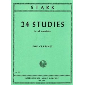 画像: クラリネット教材　すべての調性による２４の練習曲（24　Studies　All　Tonalities）　作曲/スターク（Stark,R.)