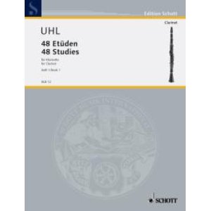 画像: クラリネット教材　４８の練習曲：I（48　Etuden：I）　作曲/ウール，Ａ．（Uhl、A.)