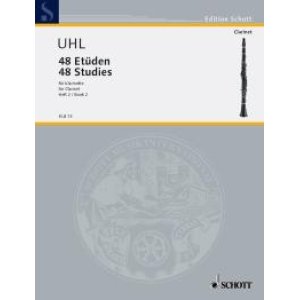 画像: クラリネット教材　４８の練習曲：II（48　Etuden：II）　作曲/ウール，Ａ．（Uhl,A.)