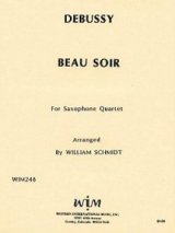 画像: サックス４重奏楽譜　サキソフォン四重奏のための美しき夕べ　作曲／クロード　ドビュッシー【2012年12月取扱開始】