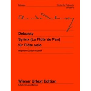 画像: フルートソロ独奏曲楽譜　パンの笛（Syrinx）　作曲／ドビュッシー　監修（編曲）／【2014年11月取扱開始】