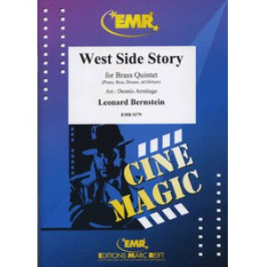 画像: 金管5重奏楽譜 ウエストサイドストーリー（West Side Story）　作曲レナード・バーンスタイン　編曲Dennis Armitage　【2018年9月17日入荷】