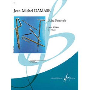 画像: フルート3重奏楽譜　Suite Pastorale／田園組曲  作曲：Jean-Michel Damase／ジャン＝ミシェル・ダマーズ　 【2020年8月取扱開始】