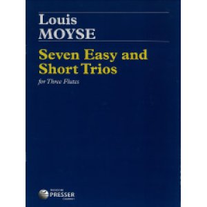 画像: フルート3重奏楽譜　Seven Easy and Short Trios for Three Flutes, Op. 34／7つのやさしい小3重奏曲　作曲：Louis Moyse／ルイ・モイーズ　 【2020年8月取扱開始】