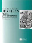 画像1: サックス４重奏楽譜 Quatuor pour Saxophones／サクソフォーン4重奏曲　作曲：Faustin Jeanjean／フォースティン・ジャンジャン  【2020年8月取扱開始】