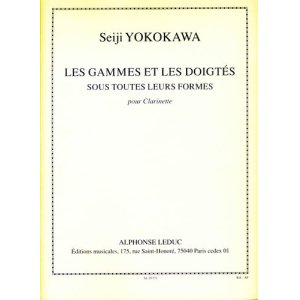 画像: クラリネット教本　音階と運指（Gammes et Ｌes Doigtés, Les sous toutes leurs formes）　作曲／横川晴児（Yokokawa, Seiji）