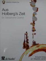 画像: サックス４重奏楽譜　ホルベアの時代から　作曲／グリーグ　編曲／マールティン・イェンセ