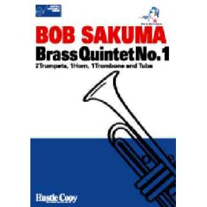 画像: 金管５重奏楽譜　"Brass Quintet No.1"　作曲／BOB SAKUMA