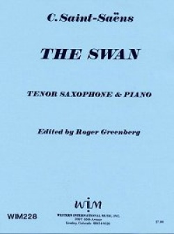 画像1: テナーサックスソロ楽譜　テナーサキソフォンとピアノのための白鳥　作曲／カミーユ　サンサーンス【2012年12月取扱開始】