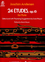 画像1: フルート教材　24の練習曲　作品15(24 Etudes Op.15)　作曲/アンダーセン,J.(Andersen, Karl Joachim)