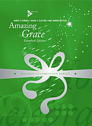 画像1: サックス5重奏楽譜　アメイジング·グレイス（Amazing　Grace）　作曲／J.P.CARRELL・D.S.Clayton　編曲／B.Nettles