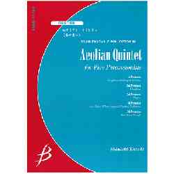 画像1: 打楽器５重奏楽譜　エオリアン・クインテット　　作編曲者／金田真一　【2023年5月改定】